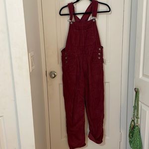 Free People Corduroy Overalls